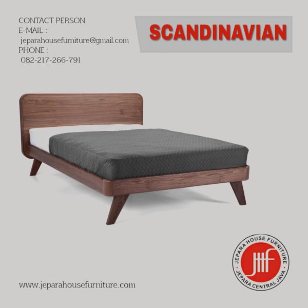 tempat tidur retro scandinavian jepara