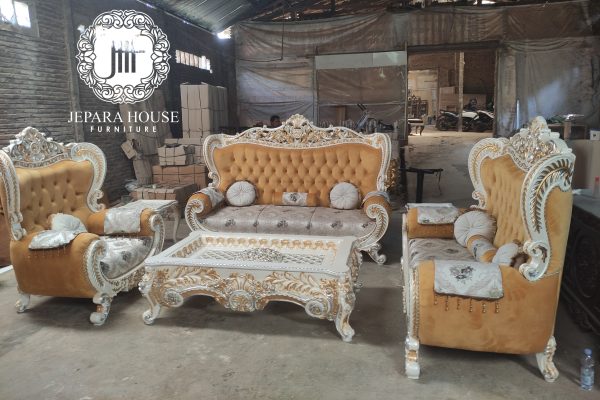 Sofa Tamu Royal Mewah Jepara House Furniture JHF-1015