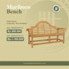 Marlboro bench teakwood