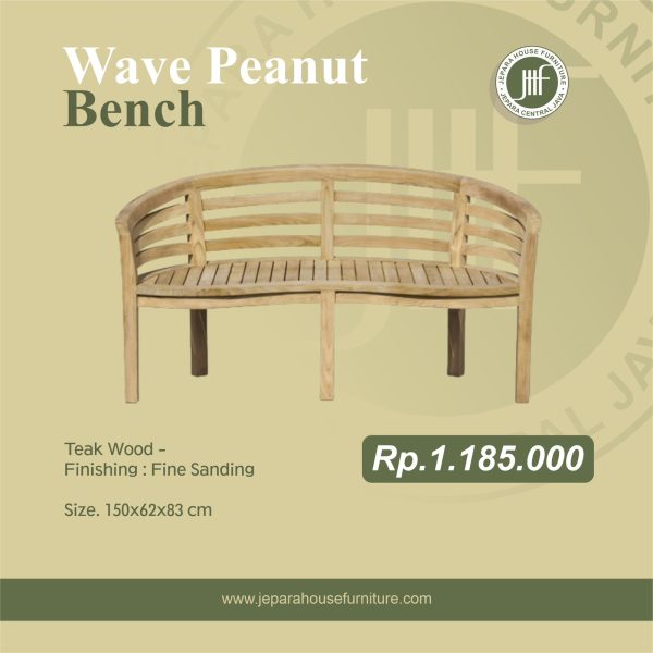 Wave Peanut Bench